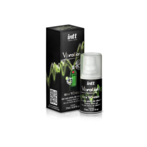Gel Vibration Sabor Gin Tônica POWER -  Vibra Pulsa e Aquece 17ml INTT