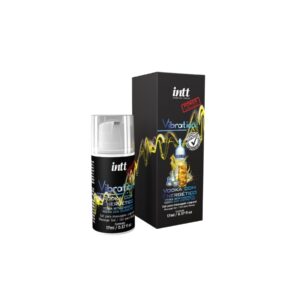Gel Vibration Sabor Vodka c/ Energético POWER -  Vibra Pulsa e Aquece 17ml INTT