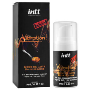 Gel Vibration Sabor Doce de Leite -  Vibra Pulsa e Aquece 17ml INTT