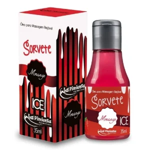 Gel Comestivel Ice - Morango