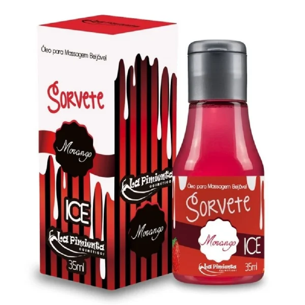 Gel Comestivel Ice - Morango