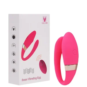 Vibrador p/ Casal Swan Vibrating Egg c/ Controle Remoto