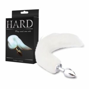 Plug Anal Hard c/ Rabo Branco