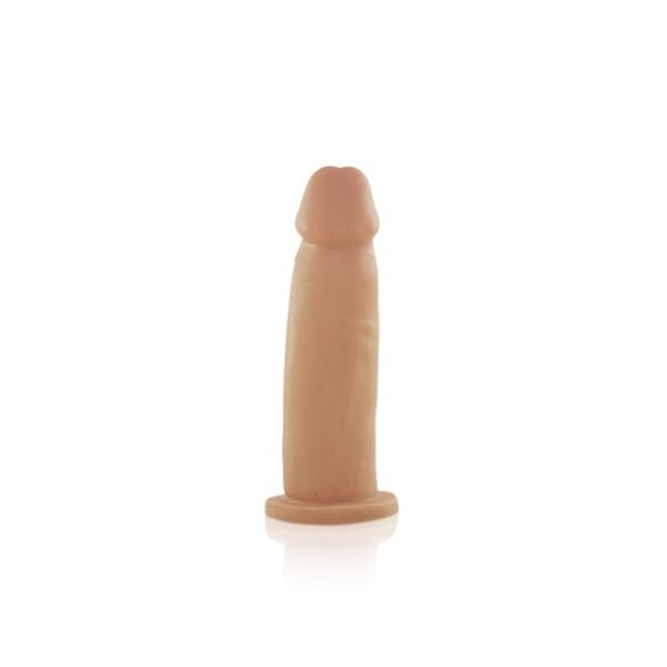 Prótese Pênis Maciço Real Peter 15,5cm x 4cm Bege - Image 4