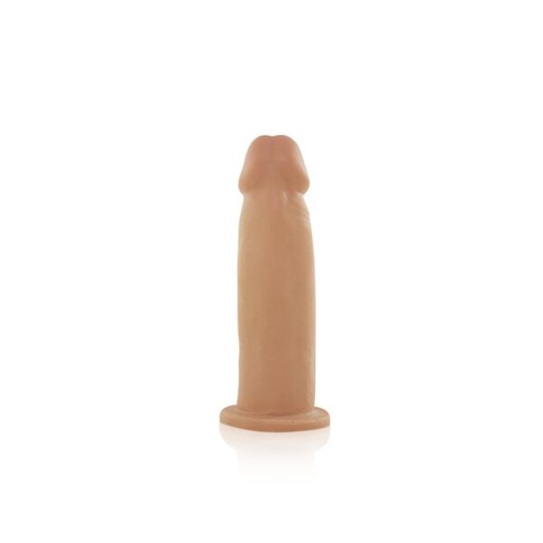 Prótese Pênis Maciço Real Peter 15,5cm x 4cm Bege - Image 3