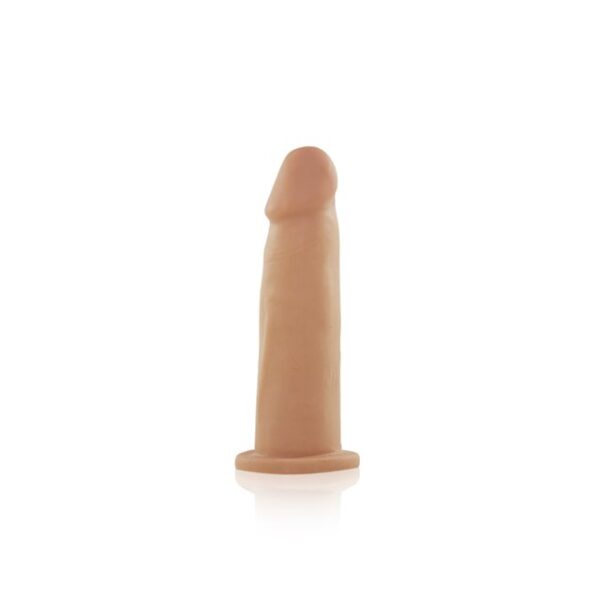 Prótese Pênis Maciço Real Peter 15,5cm x 4cm Bege - Image 2