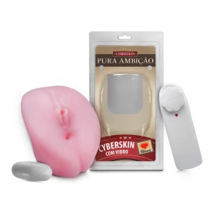Masturbador Vagina Realística em Cyber | Cor Pele Clara com Vibro