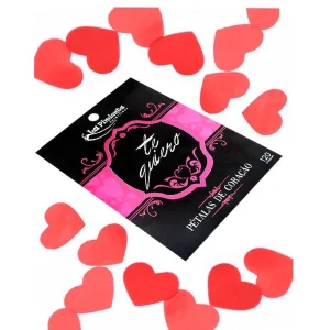 Pétalas de Coração Perfumadas Rosa 120 Unidades
