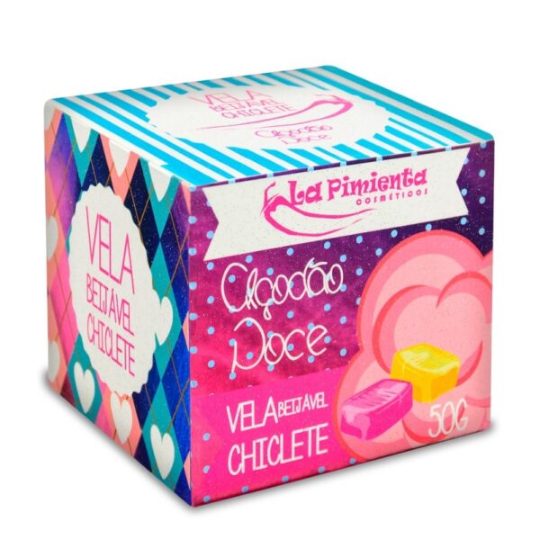 Vela Beijável de Chiclete | Tamanho Grande 50g - Imagem 2