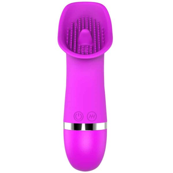 Estimulador de Mamilo e Vulva 10 Vibrações á Pilha Roxo