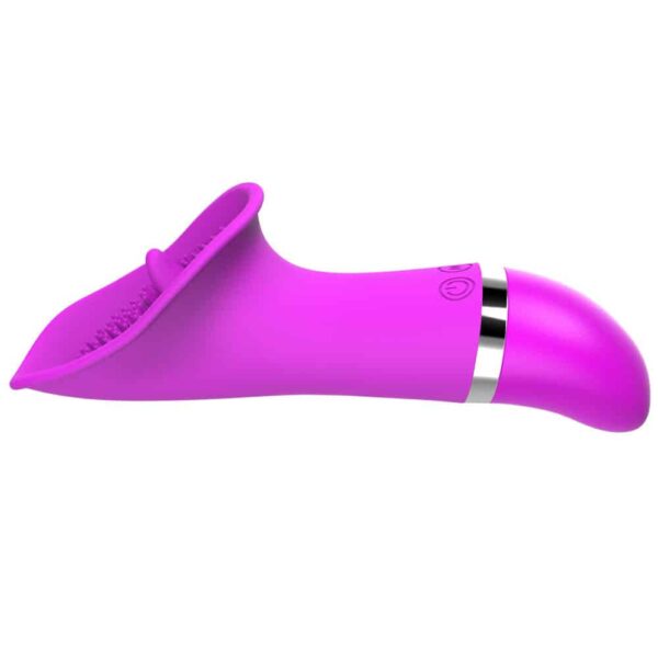 Estimulador de Mamilo e Vulva 10 Vibrações á Pilha Roxo - Image 3