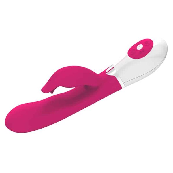 Vibrador com Estimulador do Clitóris 30 Vibrações a Pilha Roxo - Image 2
