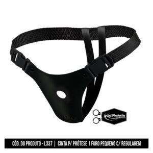 Cinta para Pênis Realístico com 1 furo Pequeno