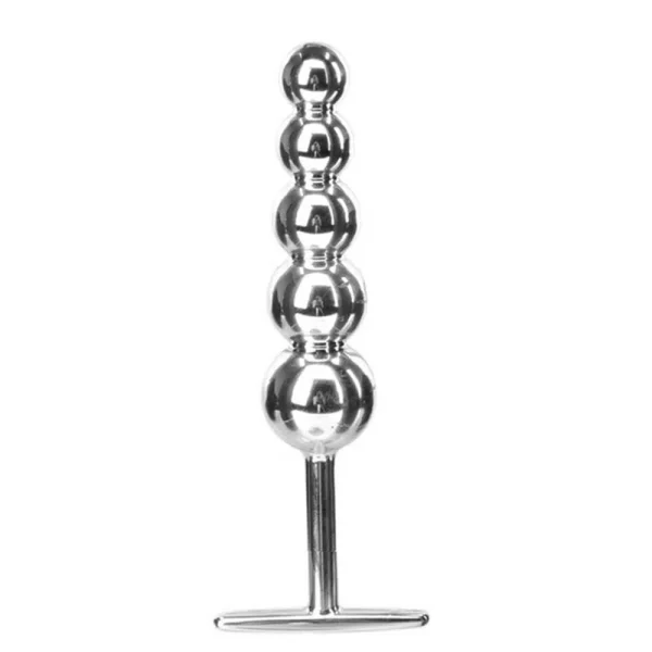 Plug Ball Anal em Metal Cromado - Image 3