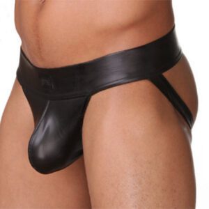 Cueca Jockstrap em Couro muito Macia e Resistente