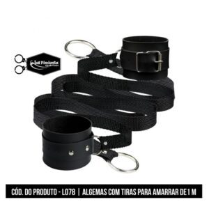 Algemas com Tiras de Amarrar de 1m