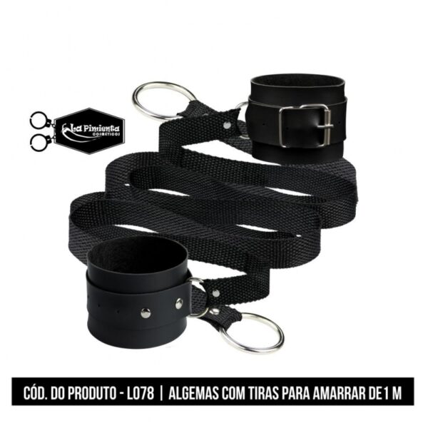 Algemas com Tiras de Amarrar de 1m