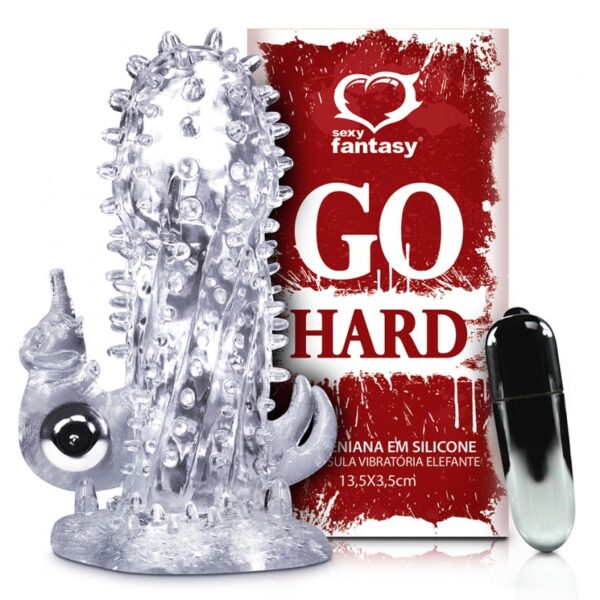 Capa Peniana Com Vibro Go Hard