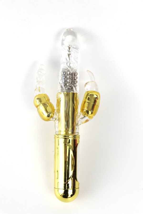 Vibrador Rabbit com 3 Motores e 36 Vibrações