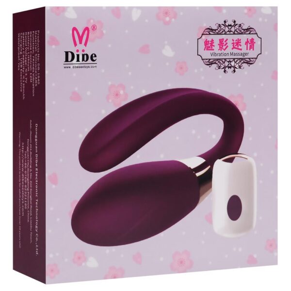 Vibrador Casal Wireless 7 Vibrações Recarregável Dibe Vipmix