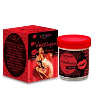 Vela Beijável Sabor Morango 45g