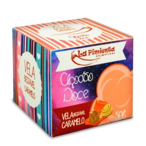 Vela Beijável Sabor Caramelo 50g
