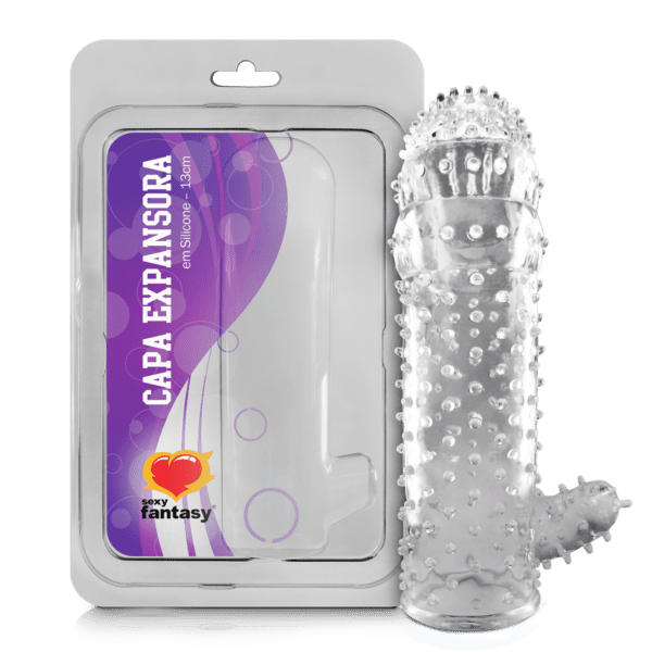 Capa Peniana Silicone 13cm Lílas