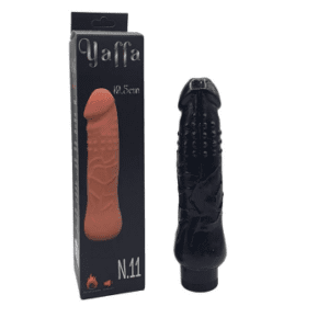 Estimulador Vibratório Yaffa N11 Preto/ 19,9 cm