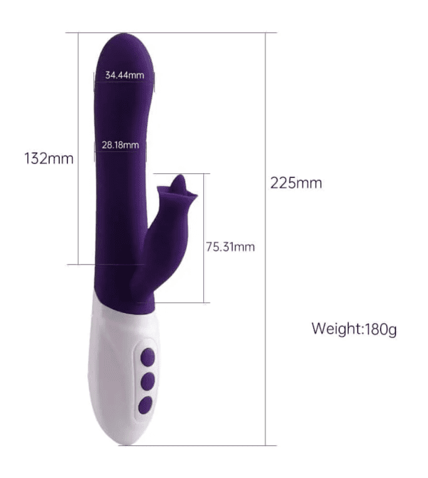 Vibrador Diose Roxo - 12 frequências - Image 4