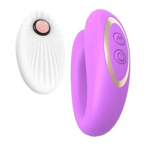 Vibrador de Casal com 11 Modos de Vibração Recarregável com Controle