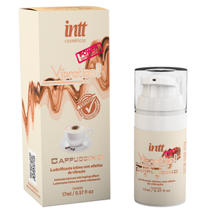 Gel Vibration Sabor Cappuccino POWER -  Vibra Pulsa e Aquece 17ml INTT