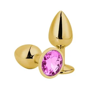 Plug Anal em Metal Dourado(P)