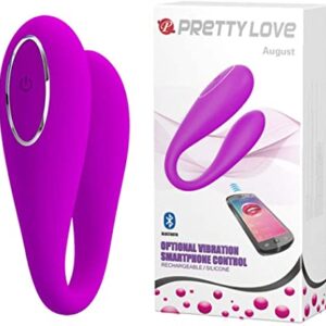 Vibrador de Casal com 12 modos de vibração  - August Controlado pelo Celular