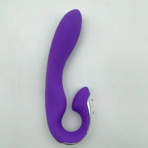 Vibrador com Estimulador de Clitóris e 12 Modos de Vibração Recarregável - Vermelho
