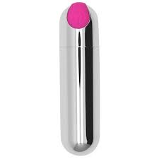 Cápsula  Vibratória Plástico Rígido Recarregável - ROSA