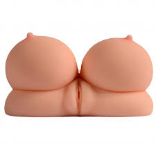 Masturbador Formato Peitos e Vagina em Silicone XK 1012
