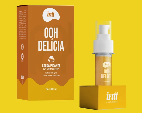 OOH Delícia Calda Excitante Picante | Sabor Pudim