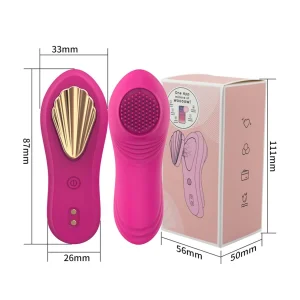 Vibrador de Calcinha com Imã Formato de Concha por APP